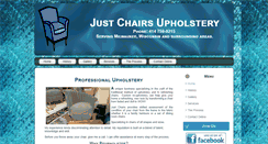 Desktop Screenshot of justchairsupholstery.com